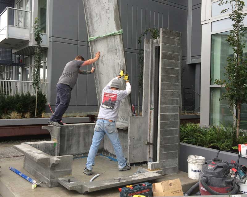 moving precast concrete